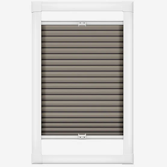 Luna Walnut Perfect Fit Pleated Blind