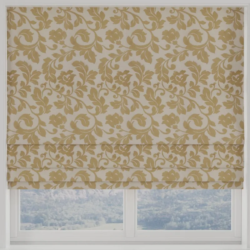 Cascina Made To Measure Roman Blind Gold