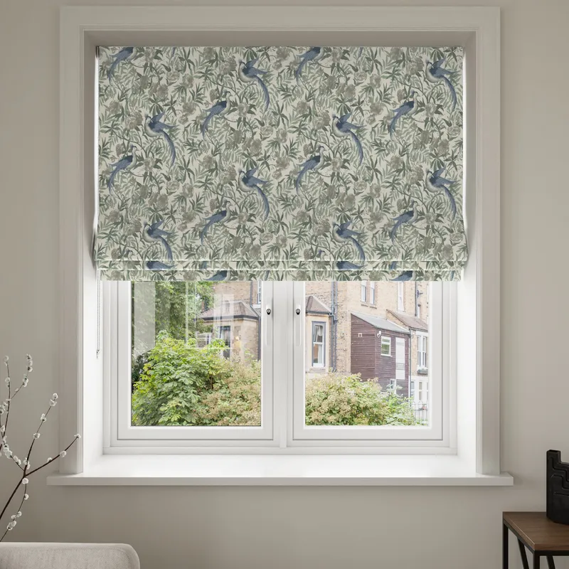Laura Ashley Osterley Birds Seaspray Blinds Uk