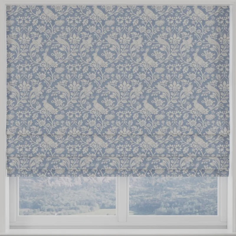 Heathland Made To Measure Roman Blind Indigo