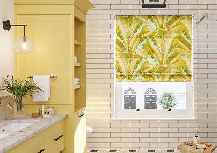 Rodeo Drive Yellow - Roman Blind