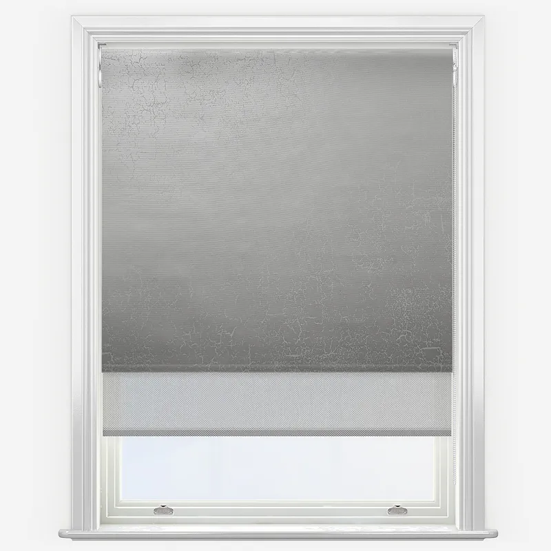 Double Roller Lahore Grey Sunvue Dove Double Roller Blind