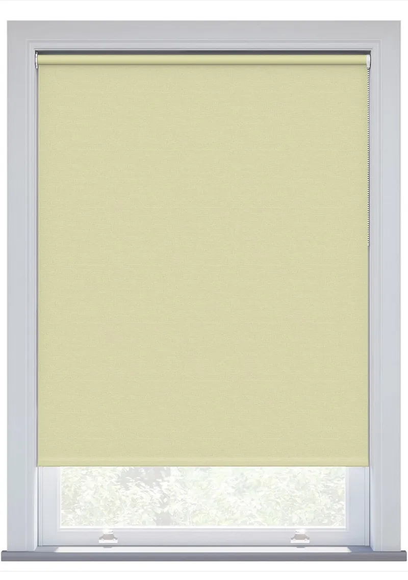 Buttercream Linen Touch Blackout Twist Fit Roller Blind