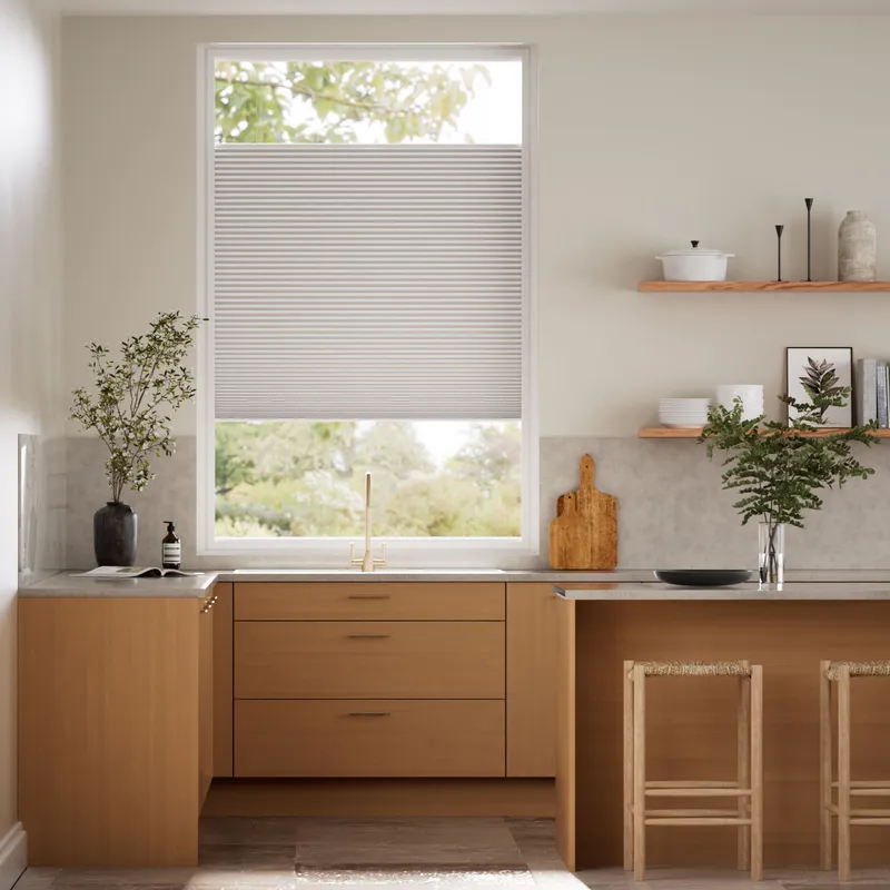 Perfect Fit Duolight Ash Grey Thermal Blind