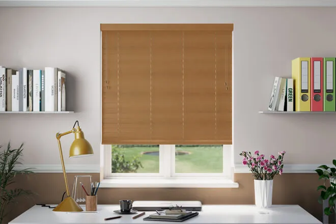Nova Scotia Pecan - Wooden Blind