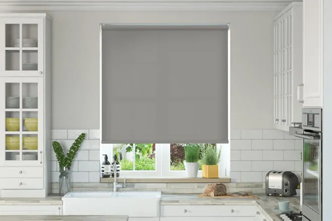 Chloe Light Grey - Roller Blind