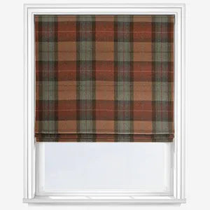 Moon Skye Burnt Orange Roman Blind