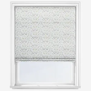 Sophie Allport Spring Chicken White Roman Blind