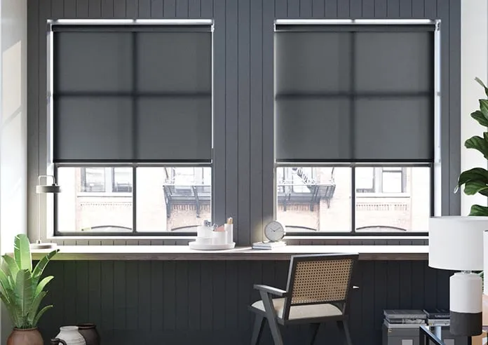 Roma Anthracite - Roller Blind