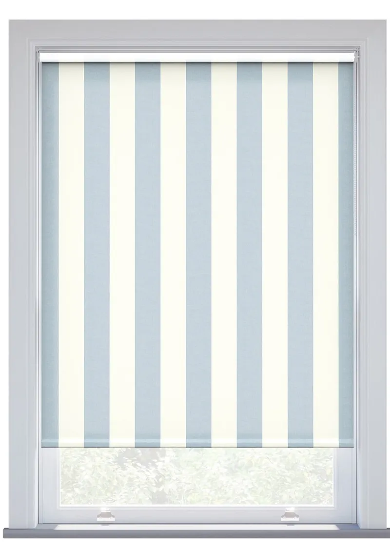Scion Central Stripe Cornflower Roller Blind