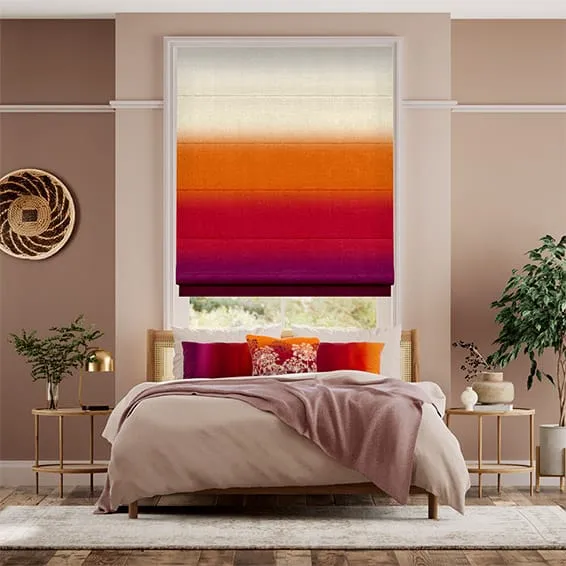 Ombre Roman Blinds
