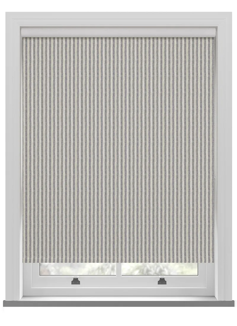 Emily Bond Oscar Stripe Indigo Roller Blind