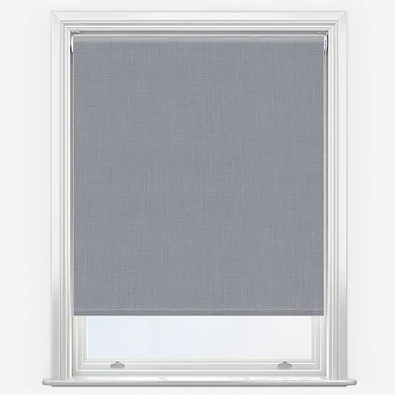 Flax Blackout Cloudy Blue Roller Blind