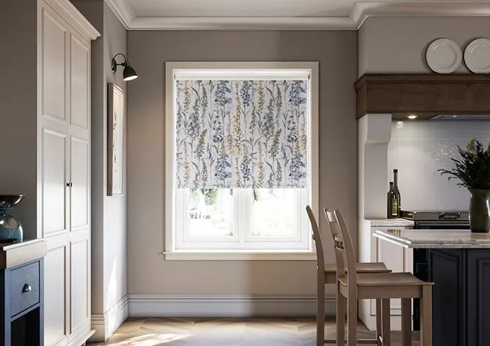 Cecelia Blue Drift - Roller Blind