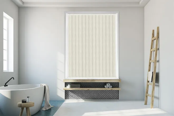 Eva Intimate - Vinyl Blackout Vertical Blind