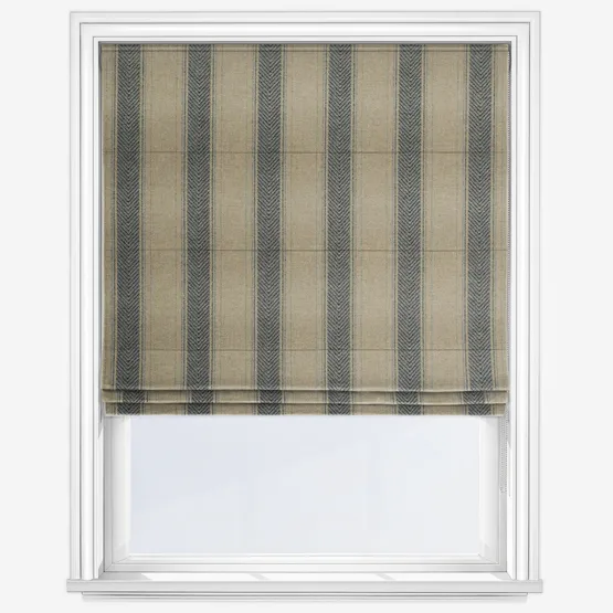 Moon Regency Natural Denim Roman Blind