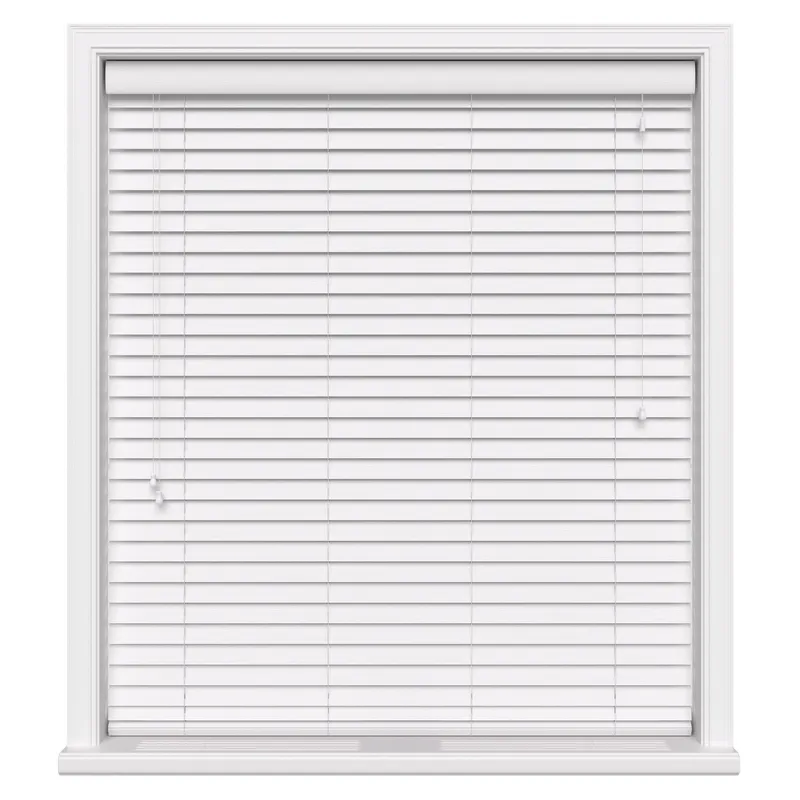 Snow White Grain Ecowood Uk - Wooden Blinds