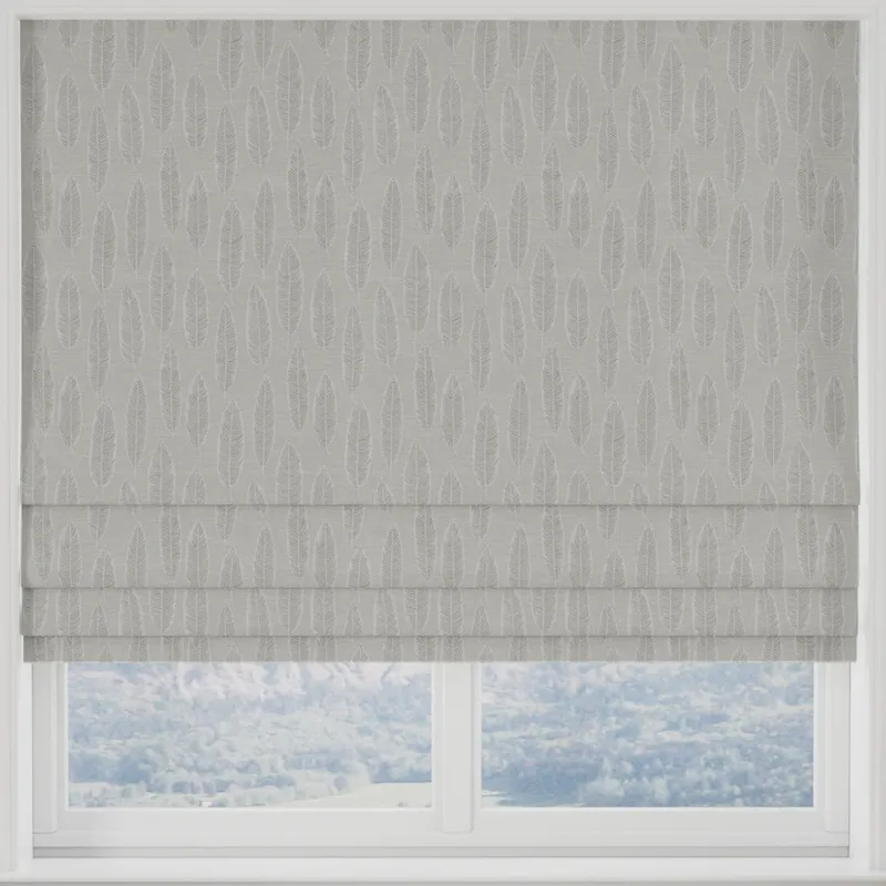 Quill Made To Measure Roman Blind Chalk