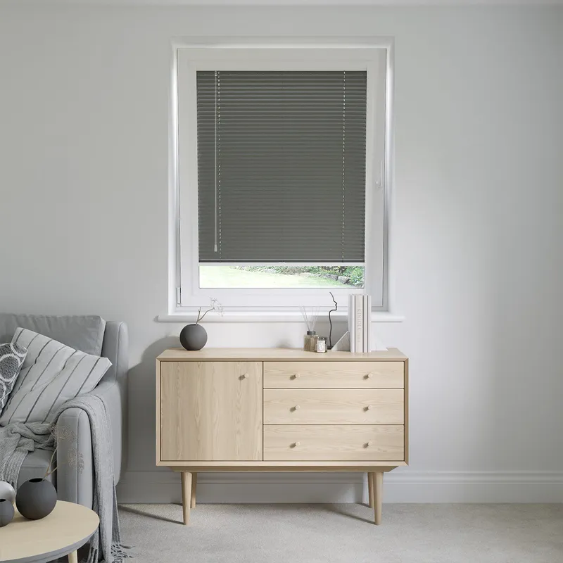 Perfect Fit Anthracite Venetian Blinds 25mm