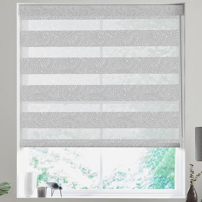 Swirl Made To Measure Day Night Blind Ash