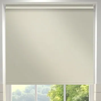Plain Pvc Made To Measure Blackout Roller Blind Linen