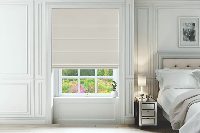Kinsale Ivory - Woven Roman Blind