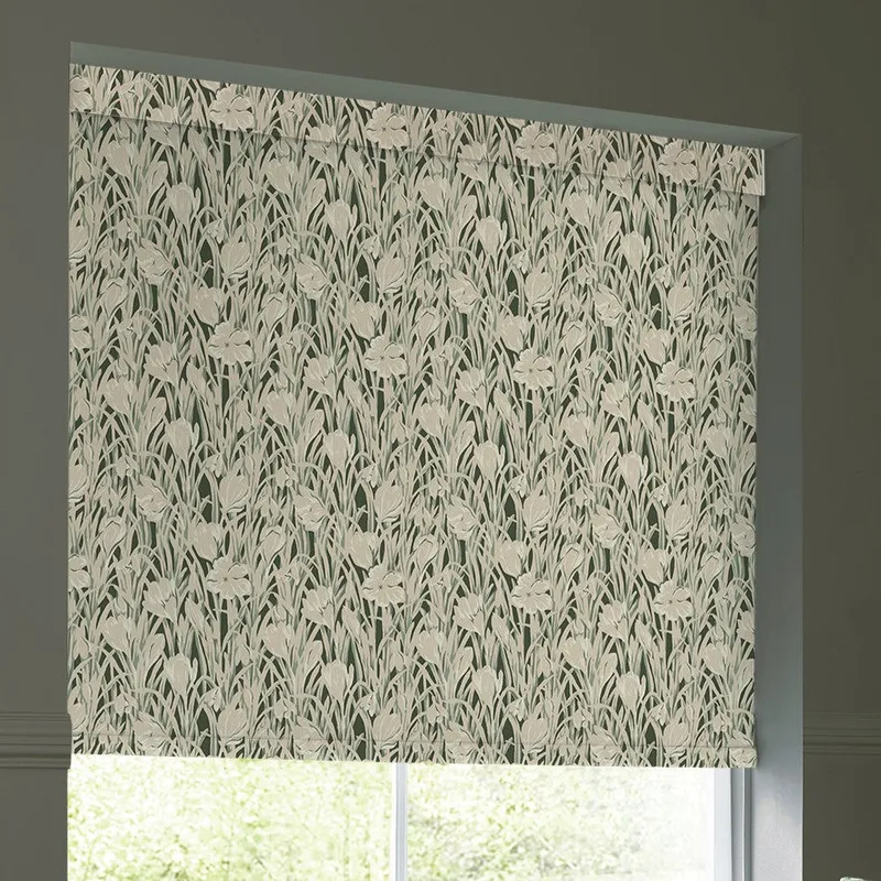 Emily Bond Crocus Translucent Made To Measure Roller Blind Green