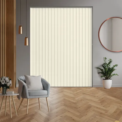 Varo Cream Rigid Pvc Vertical Blind