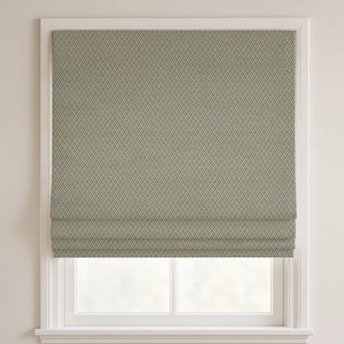 Ramona Turquoise Deluxe Roman Blinds