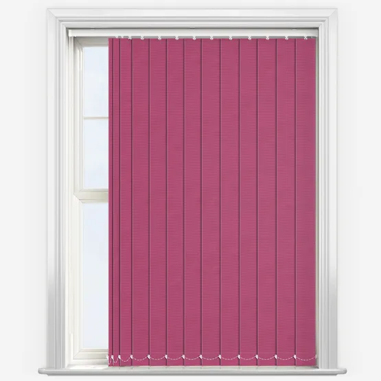 Deluxe Plain Hot Pink Vertical Blind