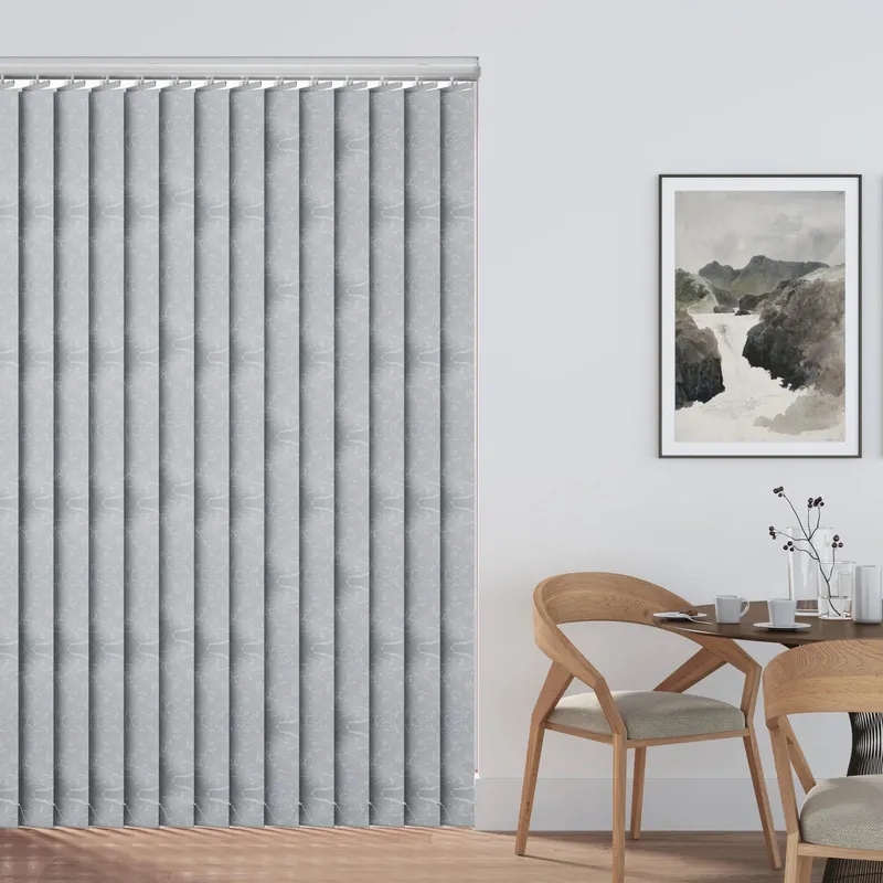 Tango Steel Pvc Blackout Vertical Blind | Waterproof