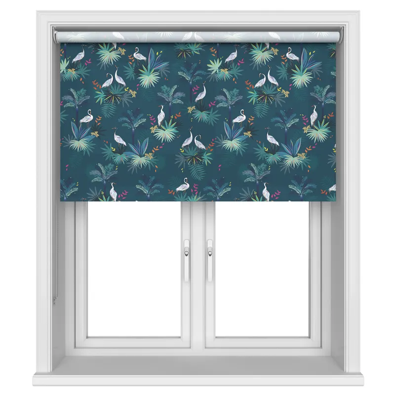 Sara Miller Heron Teal Blinds Uk