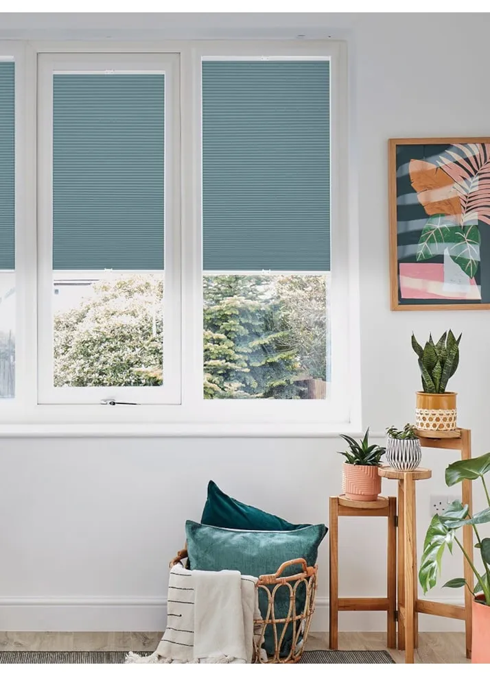 Gentle Blue Daylight Perfect Fit Cellular Thermal Blind