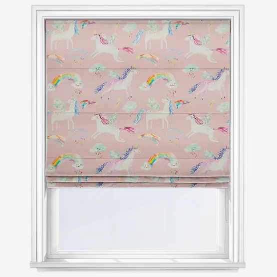 Voyage Unicorn Dance Blossom Roman Blind