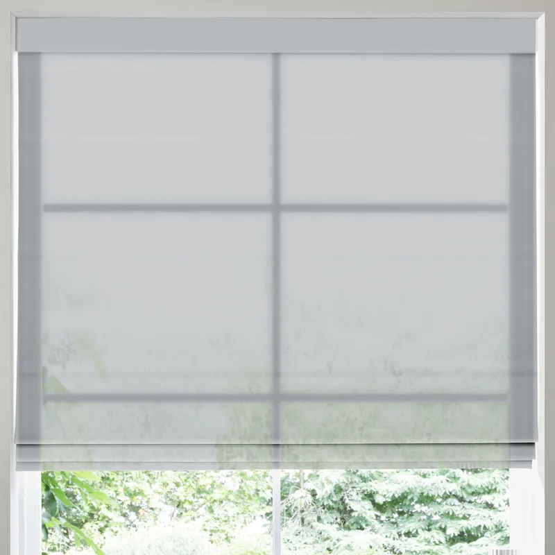 Felicity Sheer Voile Made To Measure Roman Blind Sky