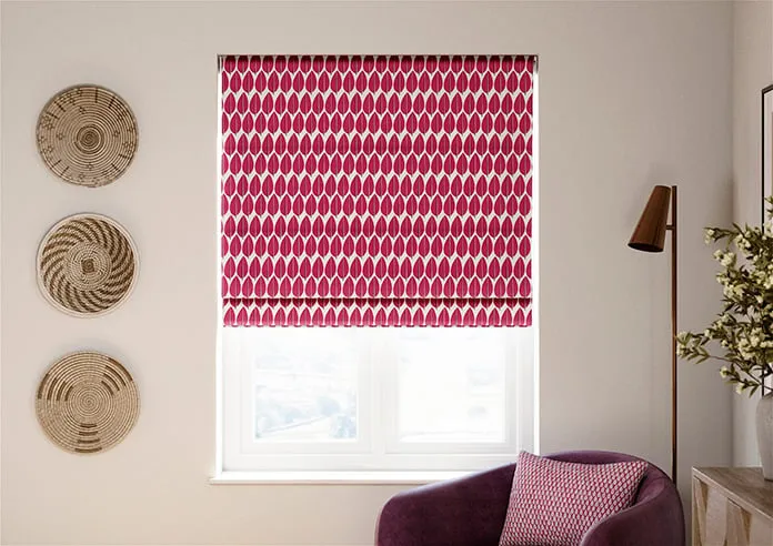 Lazza Cerise - Roman Blind