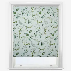 Sophie Allport Wild Floral White Roller Blind