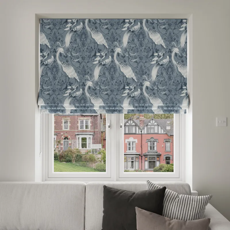 Laura Ashley Tregaron Midnight Blue Blinds Uk