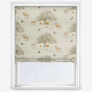 Tatton Autumn Roman Blind