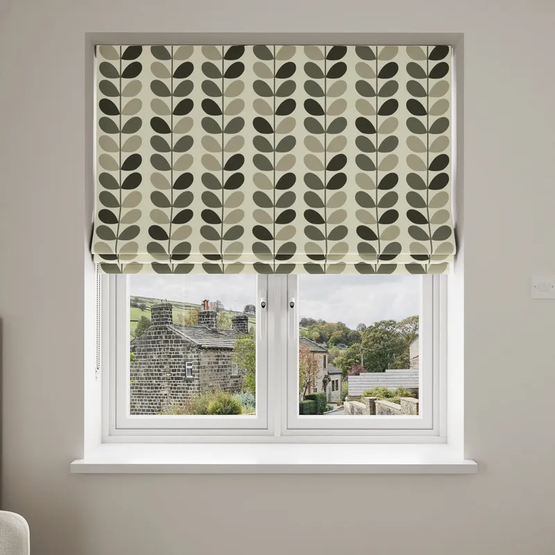 Orla Kiely Multi Stem Warm Grey Blinds Uk