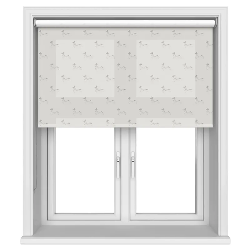 Sophie Allport Fairground Ponies Warm Grey Blinds Uk