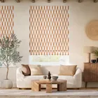 Kasuri Spice Roman Blind