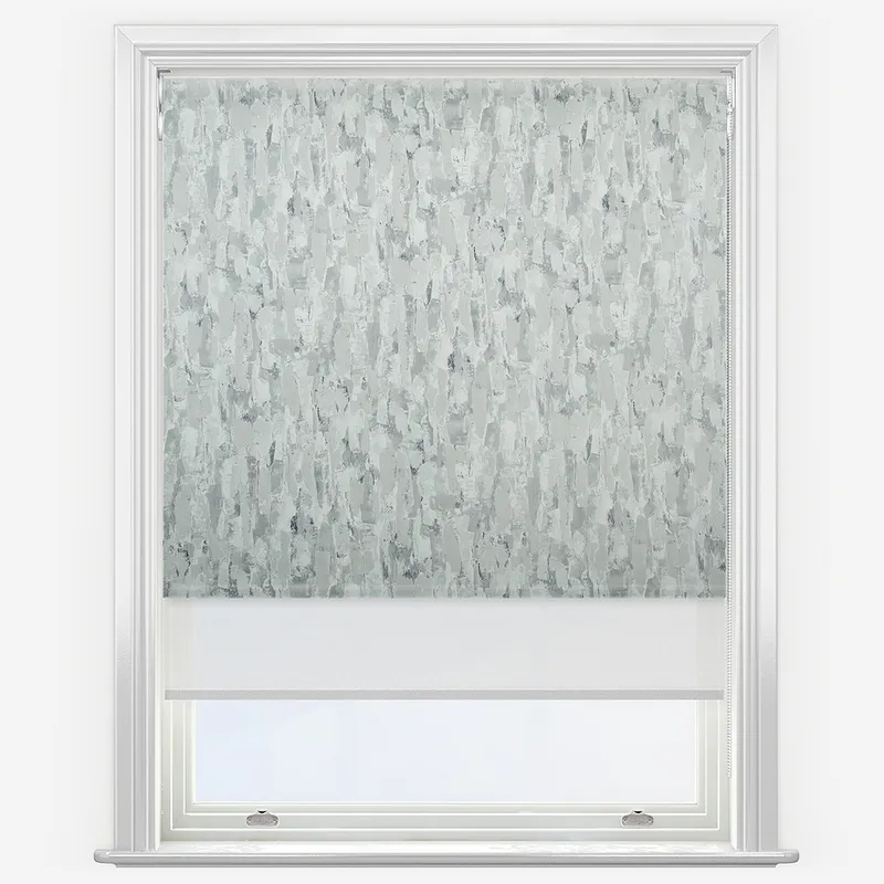 Double Roller Reveroe Basalt & White Double Roller Blind