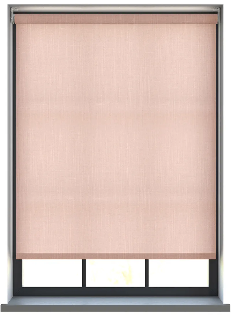 Woven Blush Roller Blind