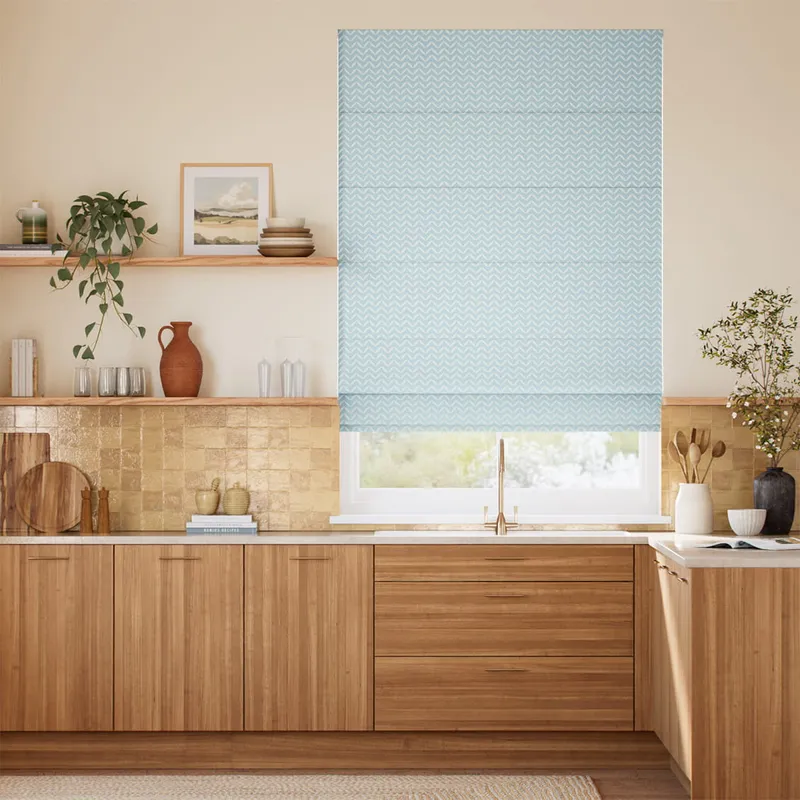Sapling Sky Roman Blind