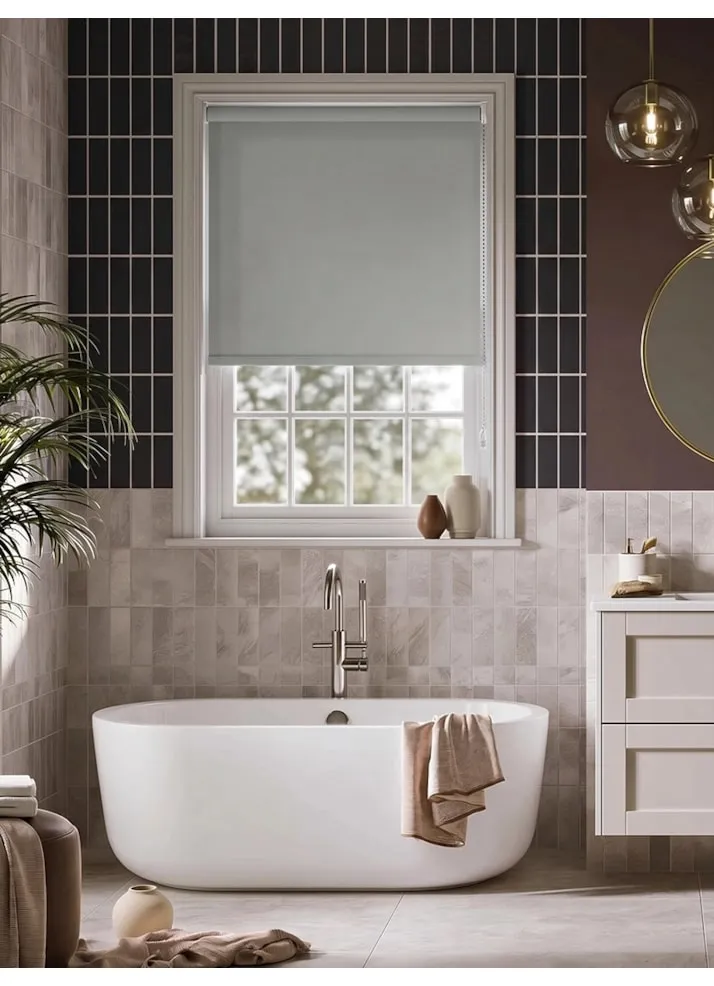 Doric Grey Daylight Roller Blind