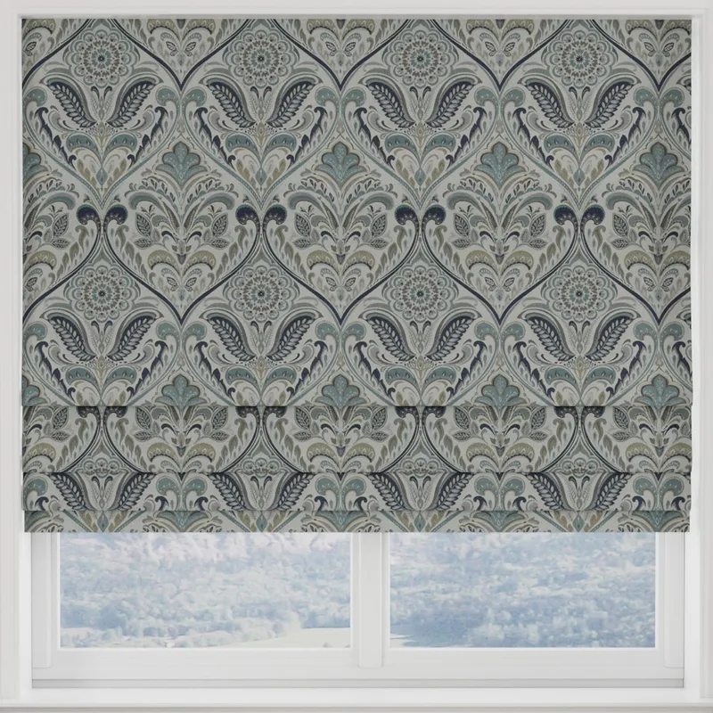 Hidcote Made To Measure Roman Blind Prussian