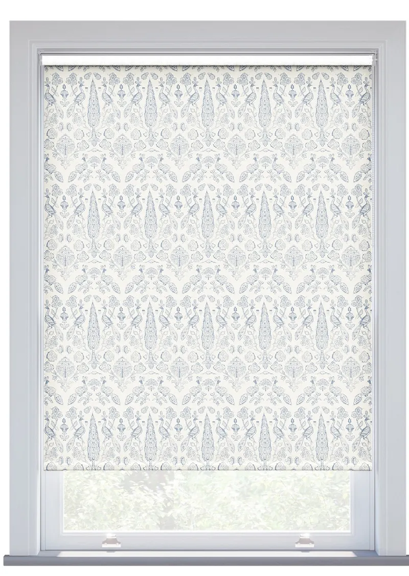 Jl X Sanderson Tamizart Dove Roller Blind