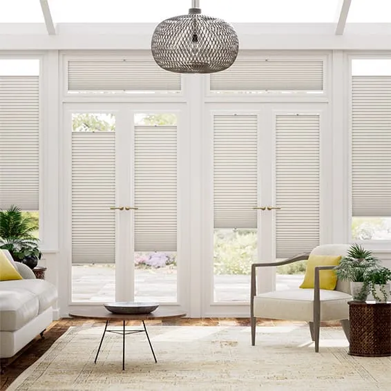 Perfect Fit Duoshade Crackle Birch Thermal Blind