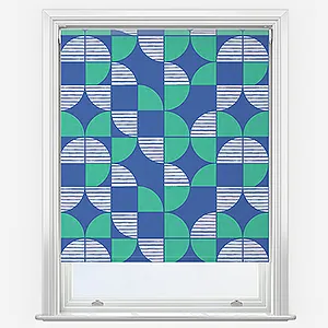 Sonova Studio Kolken Dopamine Blue Roller Blind